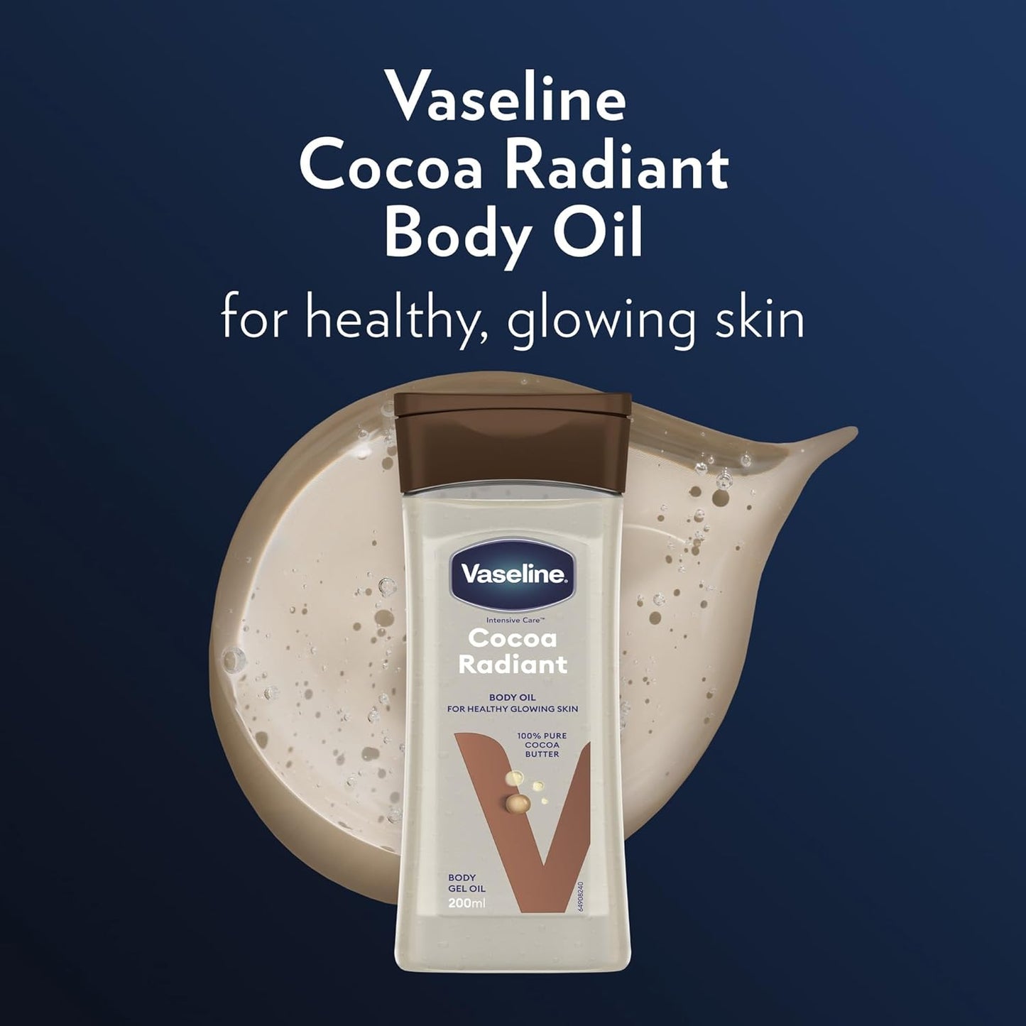 Vaseline Intensive Care Cocoa Radiant Body Oil – a smooth finish for dry skin