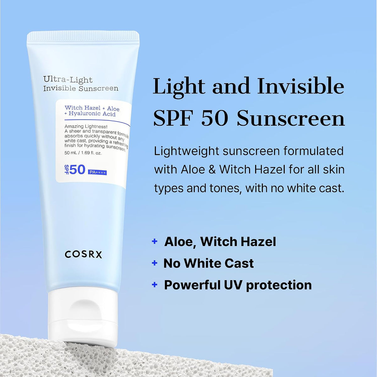 Why the COSRX Ultra‑Light Invisible Sunscreen feels like a daily skin‑care ritual
