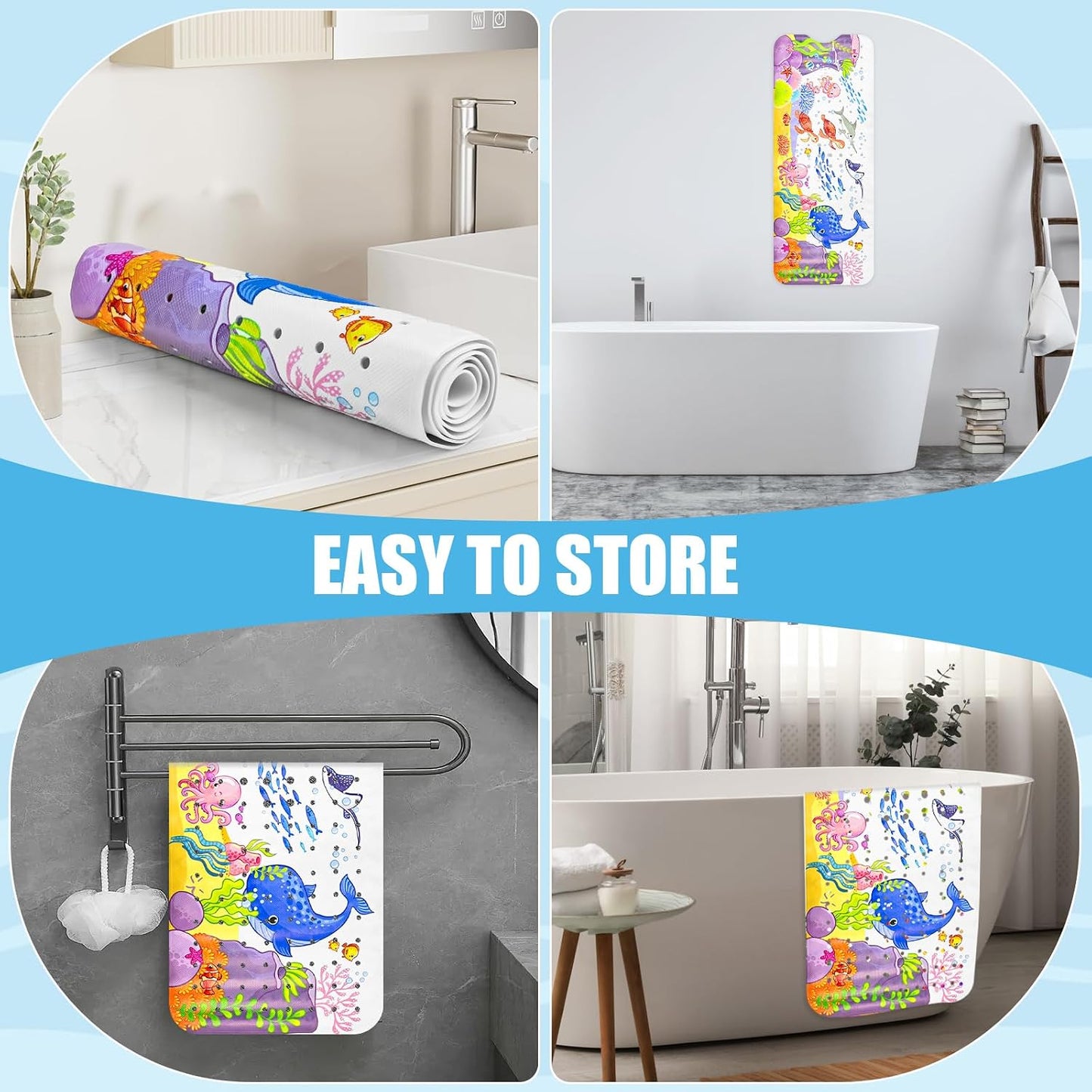 Why the Extra‑Long Ocean‑World Bath Mat Might Just Be Your Tub’s Best Friend