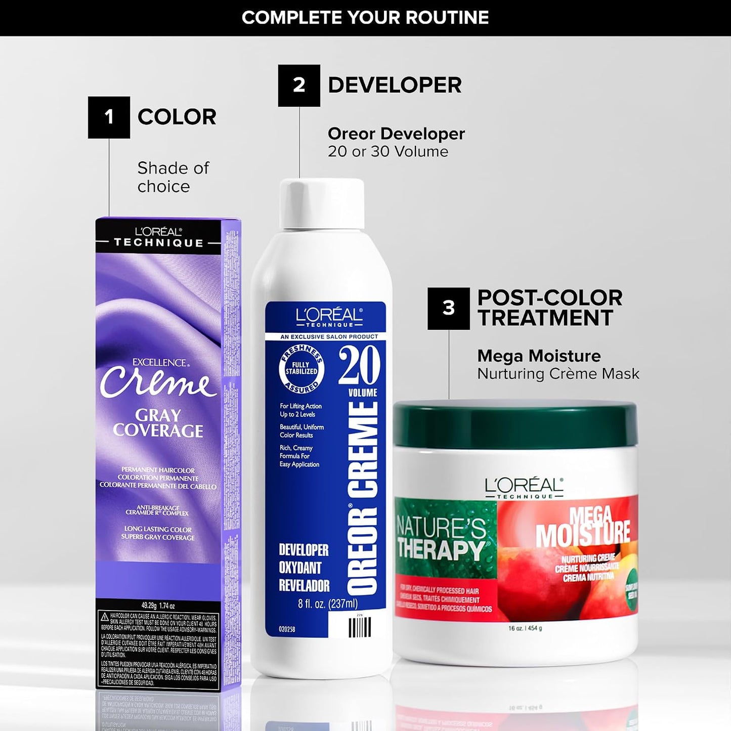 L'Oreal Oreor Creme 30 Volume Developer 16 oz.