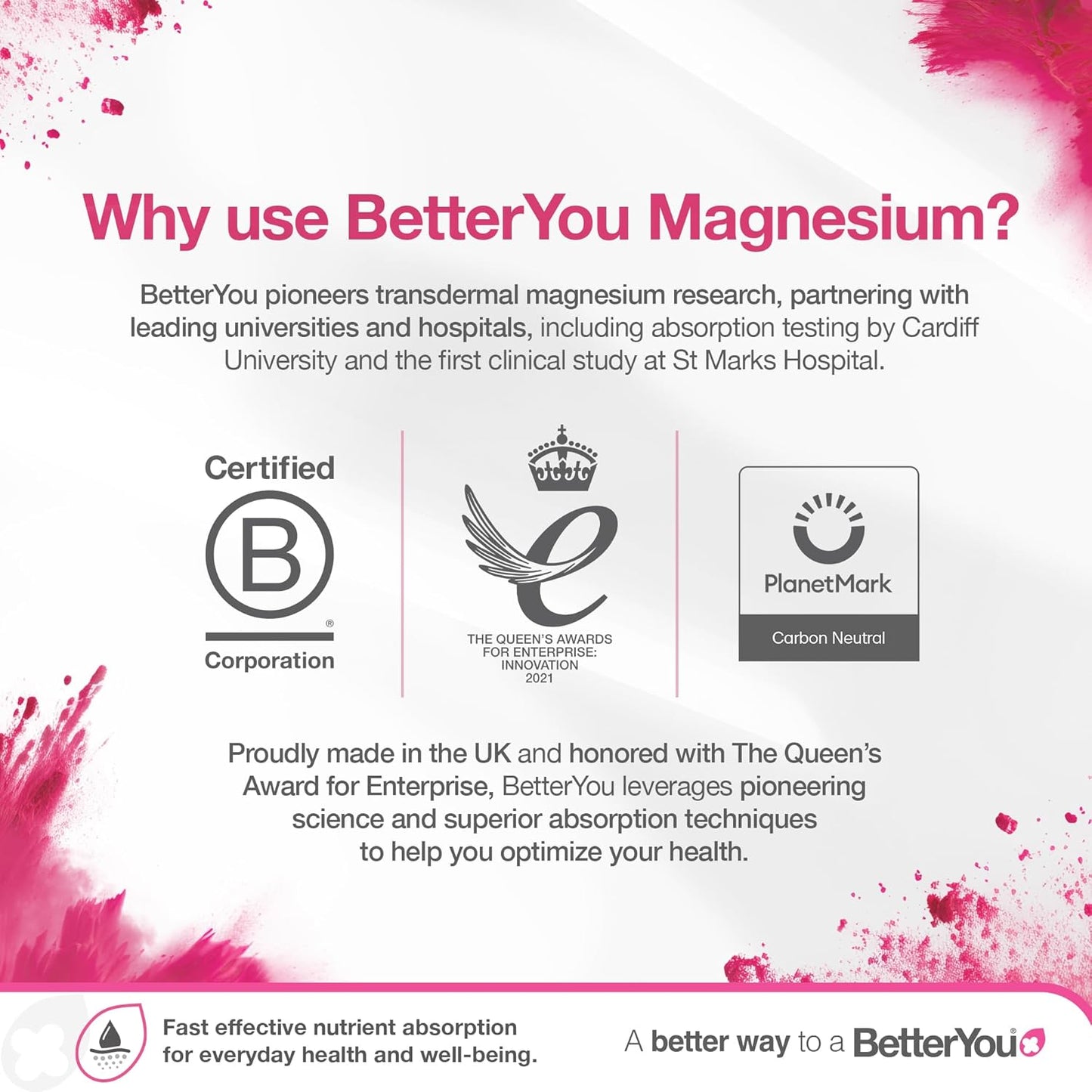 BetterYou Magnesium Body Lotion, Nourishing Blend of Natural Zechstein Transdermal Magnesium and Shea Butter to Soften and Moisturise Skin, Palm-Oil Free, 180ml