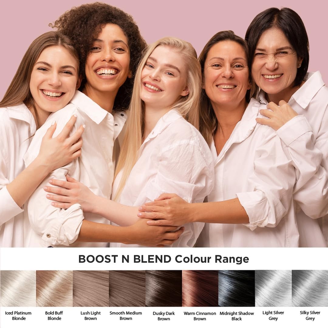 Boost N Blend Scalp Concealer, Powder and Fibers for Thinning Hair & Visible Scalp - Volumizer for Women (25g/0.88oz)