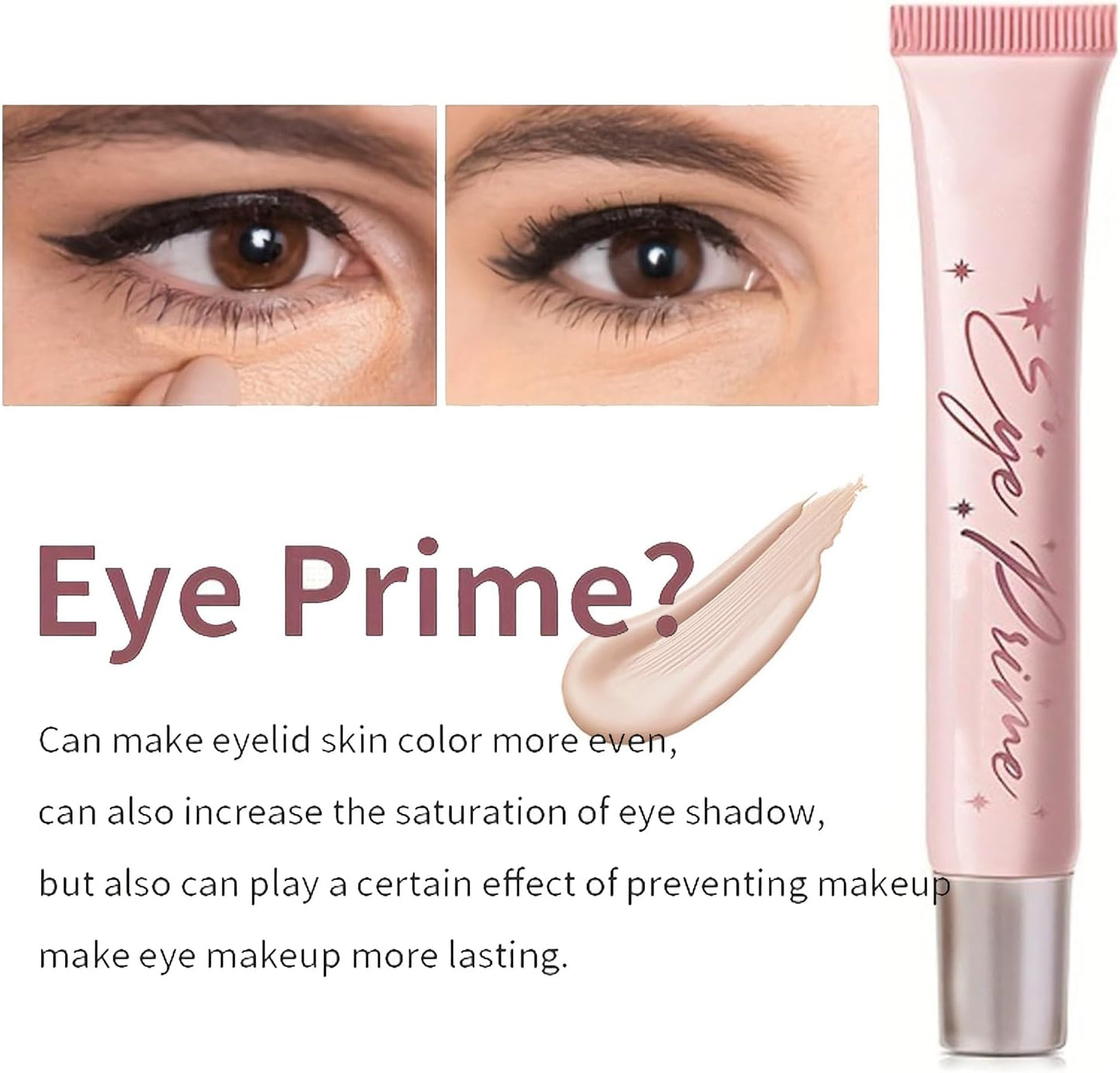 Long Lasting Waterproof Eyeshadow Primer Cream - 24 Hours Smudge-proof Pigment Base