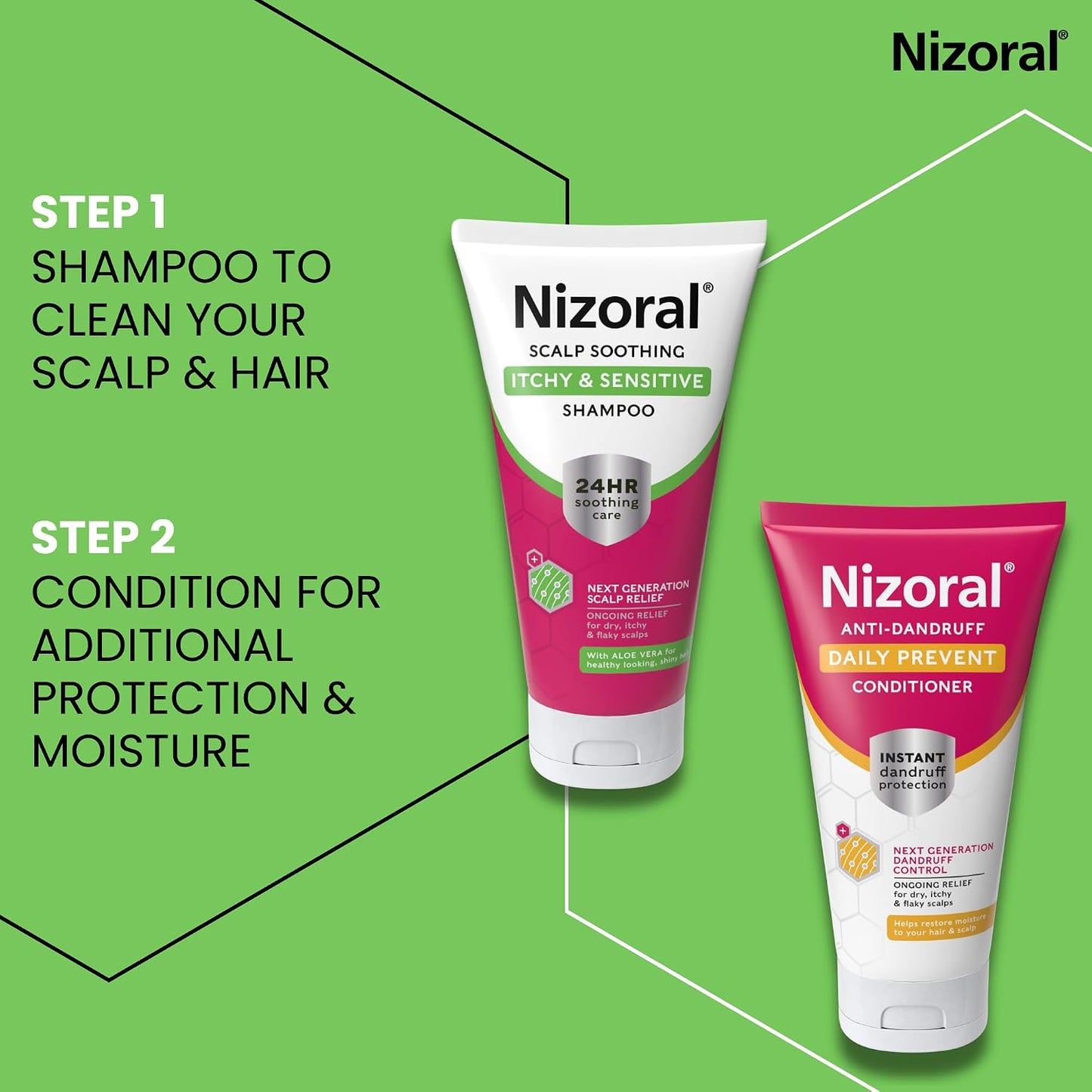 A Calm Scalp, A Shiny Finish