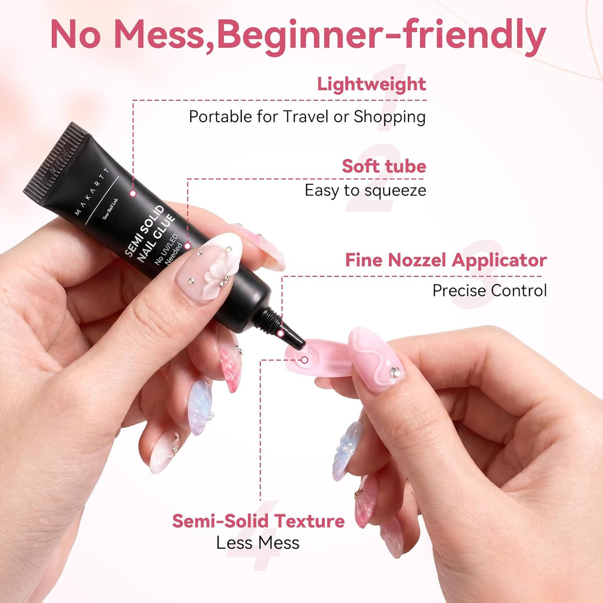 Makartt’s semi‑solid nail glue feels like the missing piece in my DIY manicure kit