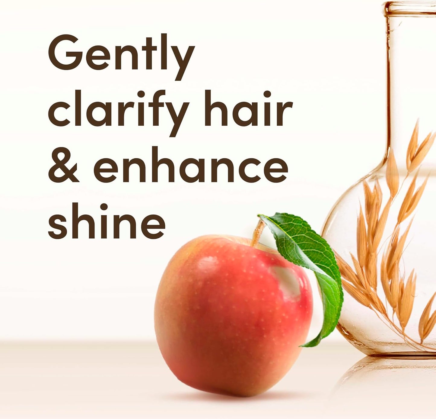 Aveeno Scalp Soothing Haircare Clarify & Shine Shampoo, Apple Cider Vinegar Blend, for All Hair Types, Soothes Dry, Itchy & Flaky Scalp, Clinically Proven, Sulfate Free, 300ml