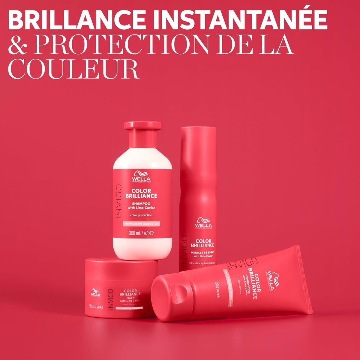 Wella Professionals Pink Blush Color Fresh Mask - Colour Depositing Hair Mask & Home Hair Gloss Treatment - Soft Pink Temporary Hair Dye with Avacado Oil (150ml)