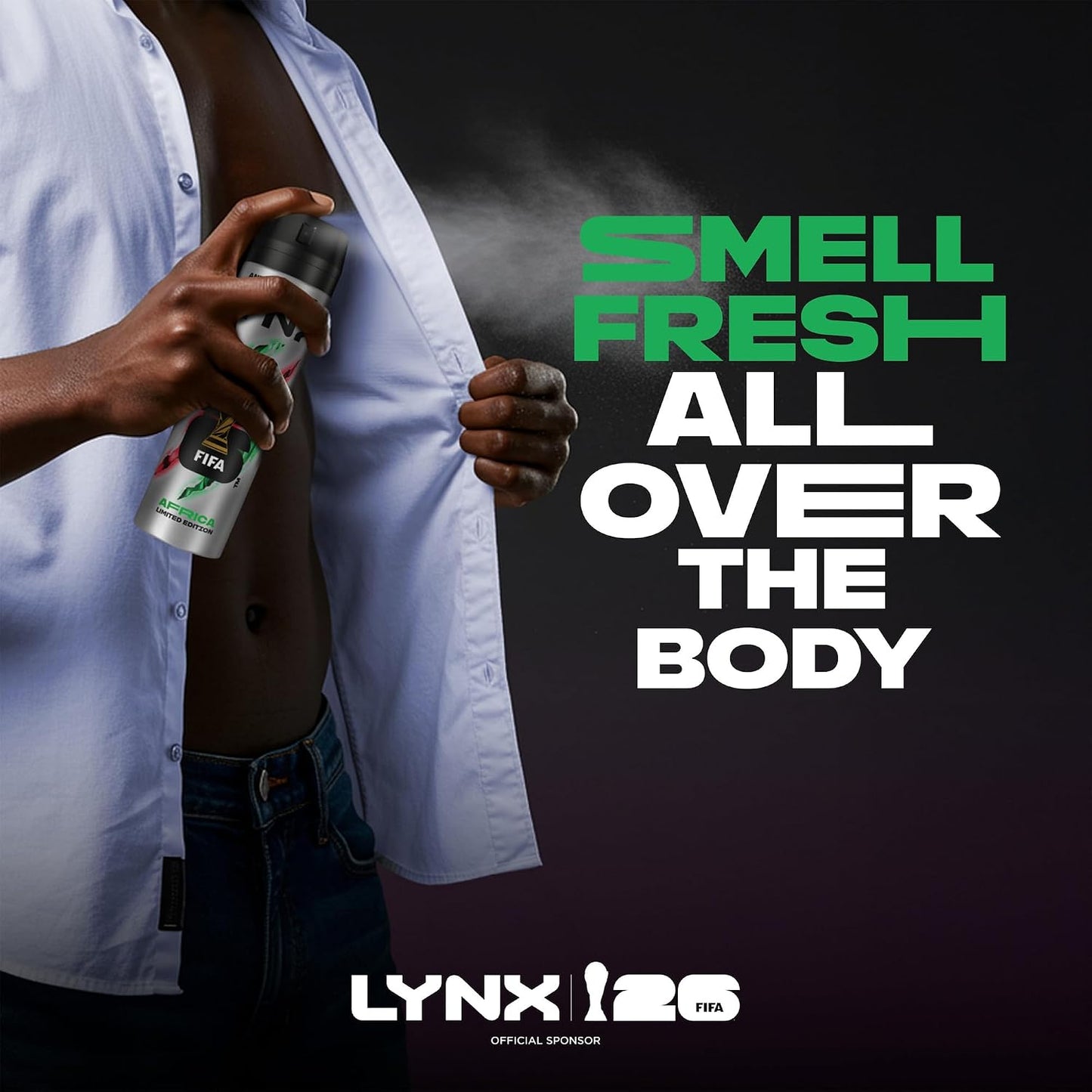 Lynx XL Antiperspirant Africa The G.O.A.T. of Fragrance 72 Hour Protection From Odour and Sweat with the Unique Scent Masculine Deodorant for Men, 200ml Pack of 6