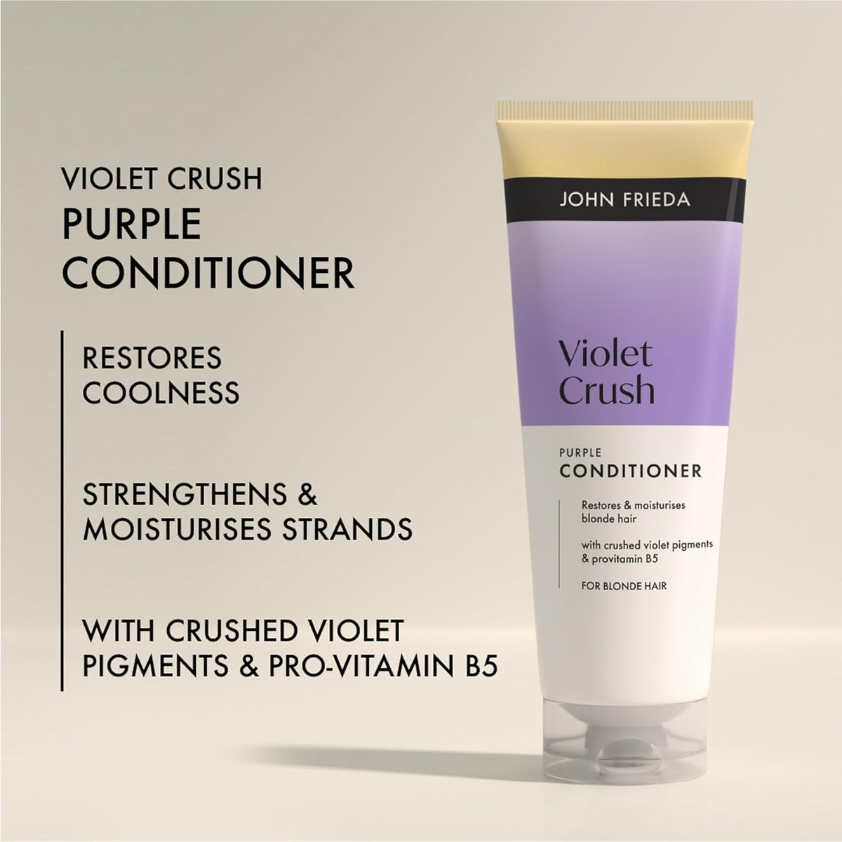 John Frieda Violet Crush Purple Conditioner 250ml (Pack of 2)
