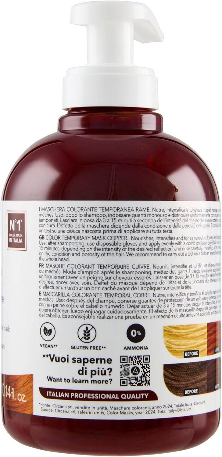 S.O.S COLOR & GO Reflective and Regenerative Copper Colour Mask, 300 ml