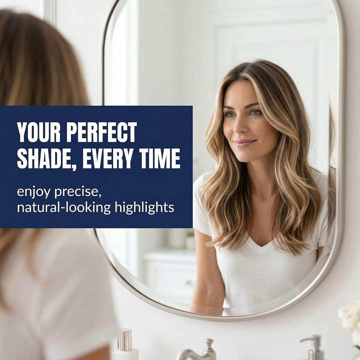 Highlighting Cap - Hair Dye Kit for Bleach Highlights, Reusable Streaking Cap for Home Use