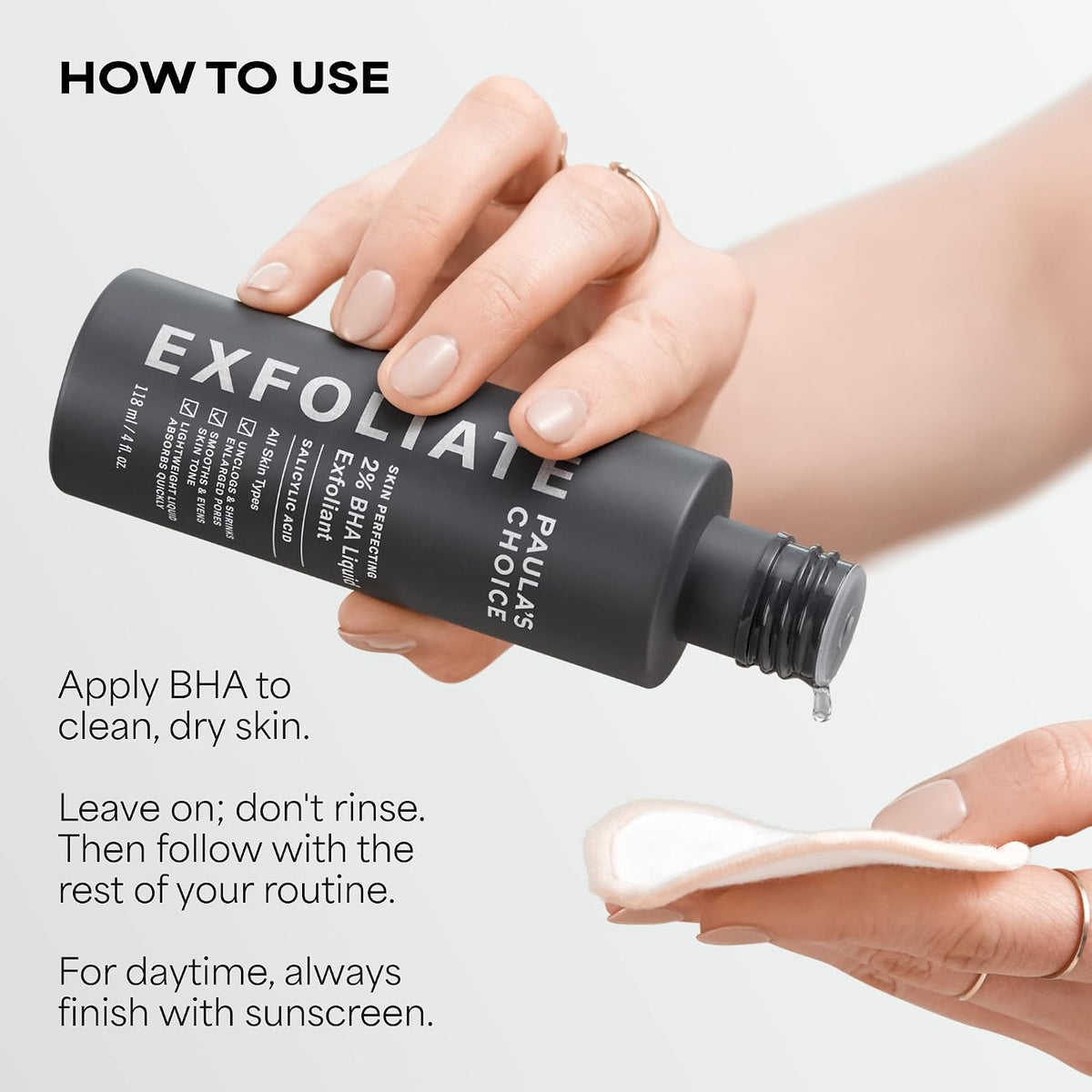 Paula's Choice SKIN PERFECTING 2% BHA Liquid Exfoliant - Face Exfoliating Peel Fights Blackheads & Enlarged Pores - for a Healthy Glow - with Salicylic Acid - Combination & Oily Skin - 30 ml