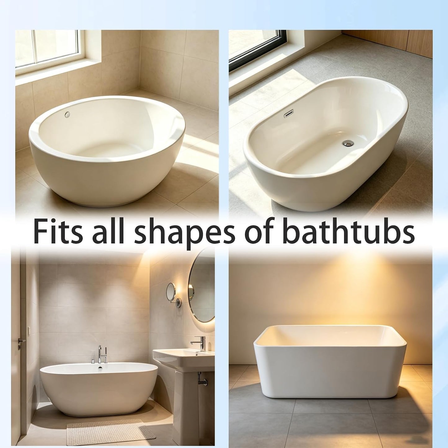 Bath Pillow, Bath Cushion for Head and Neck Support, Relaxation and Comfort in Bathtub, Ideal for Reading and Meditation, Compact White Design 35x30x4 cm 