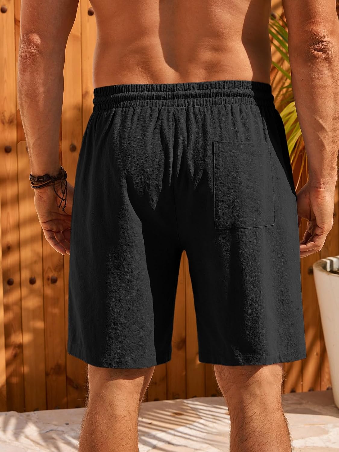 Lightweight linen shorts that actually feel like a breeze