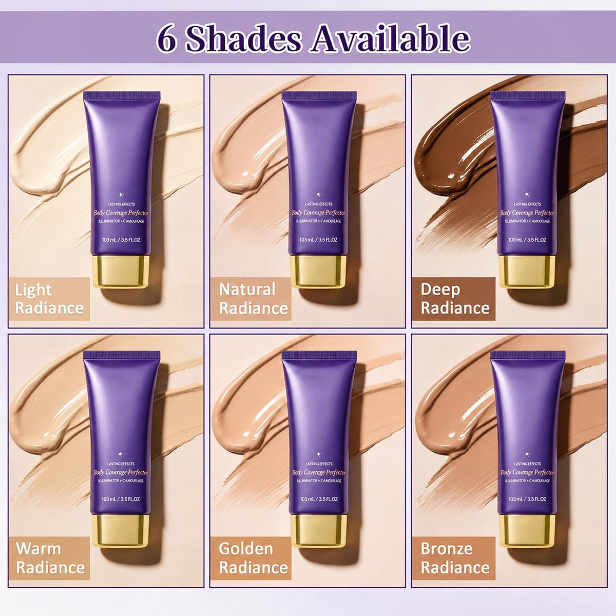Body Coverage Perfector, All Over Complexion Body Perfector, Waterproof Leg & Body Makeup Tattoo Cover Up Makeup Cream, Easy Application (Natural)