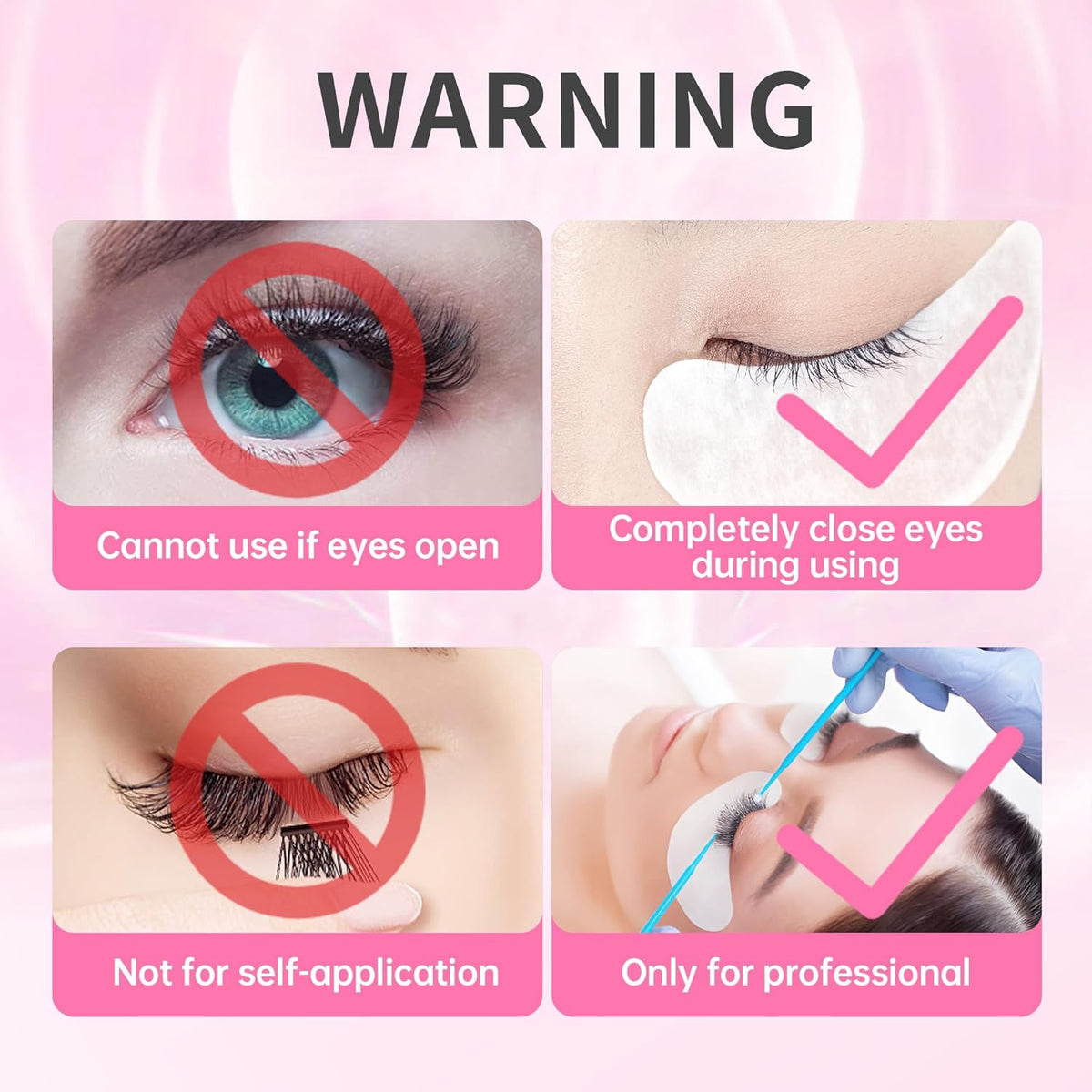 Beauty7 Eyelash Extension Glue Remover Cream Low Irritation and Fast Dissolution Individual Lash Remover Cleanser for Extensions Coconut Scent