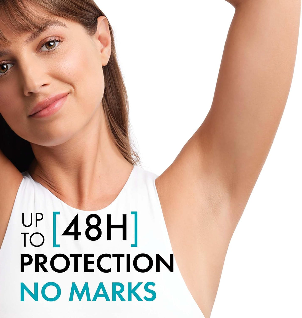 Vichy Deodorant 48 Hr Anti-Perspirant Roll-On For Daily Use on Sensitive Skin, No Trace, White Marks or Yellow Stains, Hypoallergenic, Paraben Free, and Alcohol-Free, 50ml