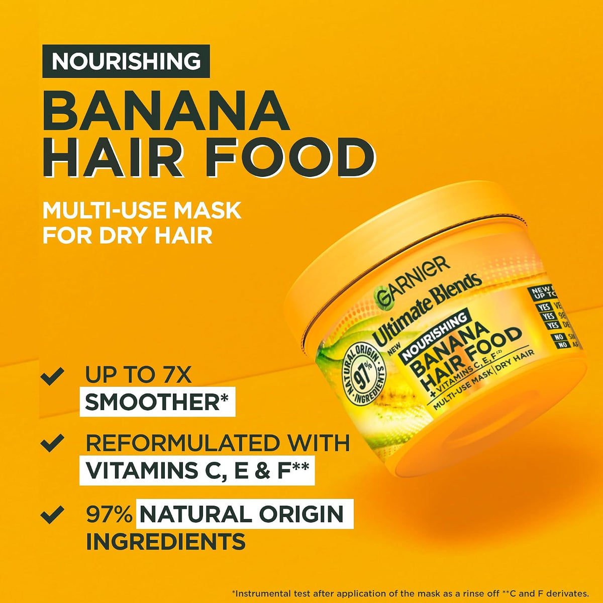 Why the Garnier Banana Hair Food Mask feels like a snack for your strands