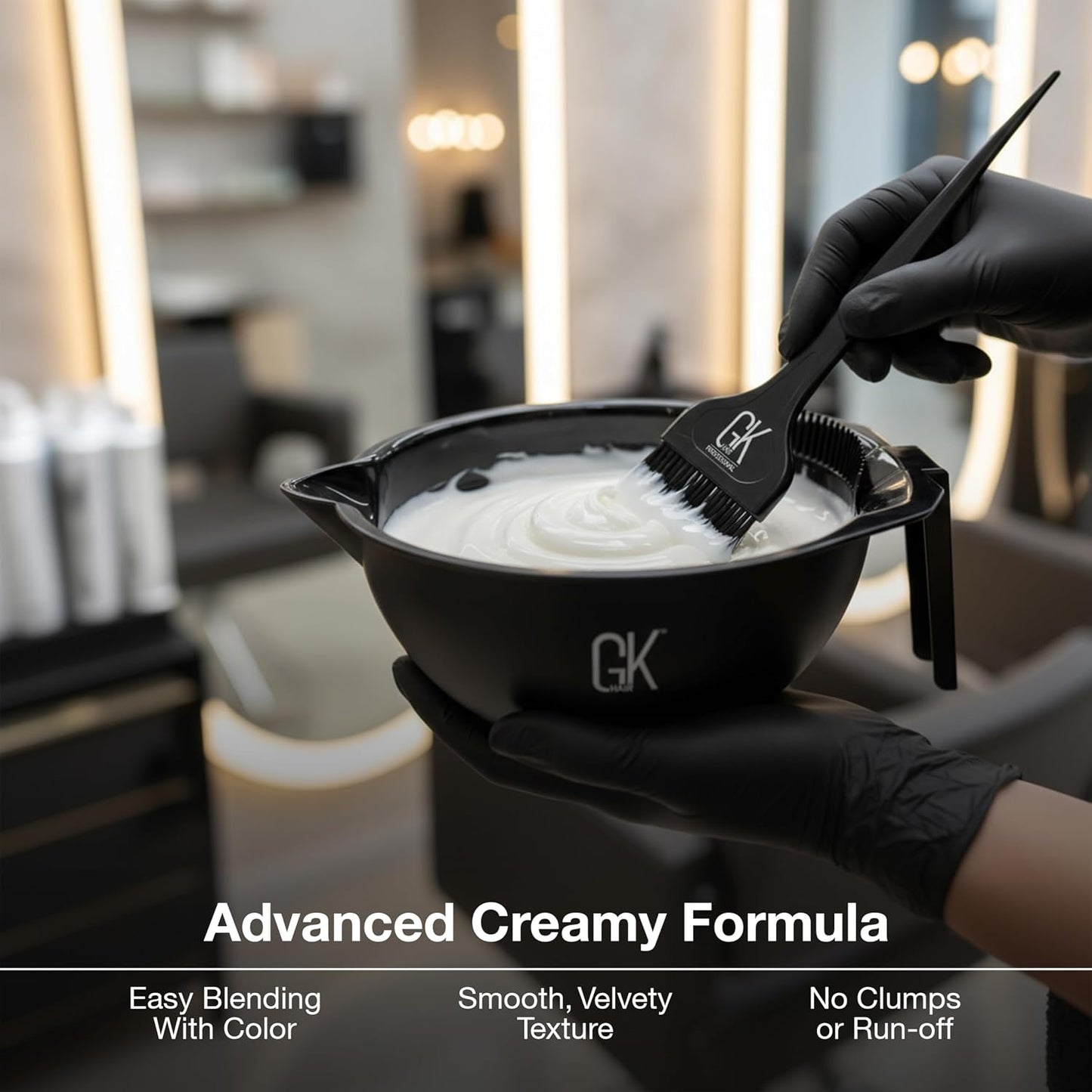 Global Keratin GK HAIR Professional Hair Creme 20 Volume Developer 1000ml for Hair Coloring Bleach - High-Performance Long Lasting Semi-Permanent Hair Color Toner Dye