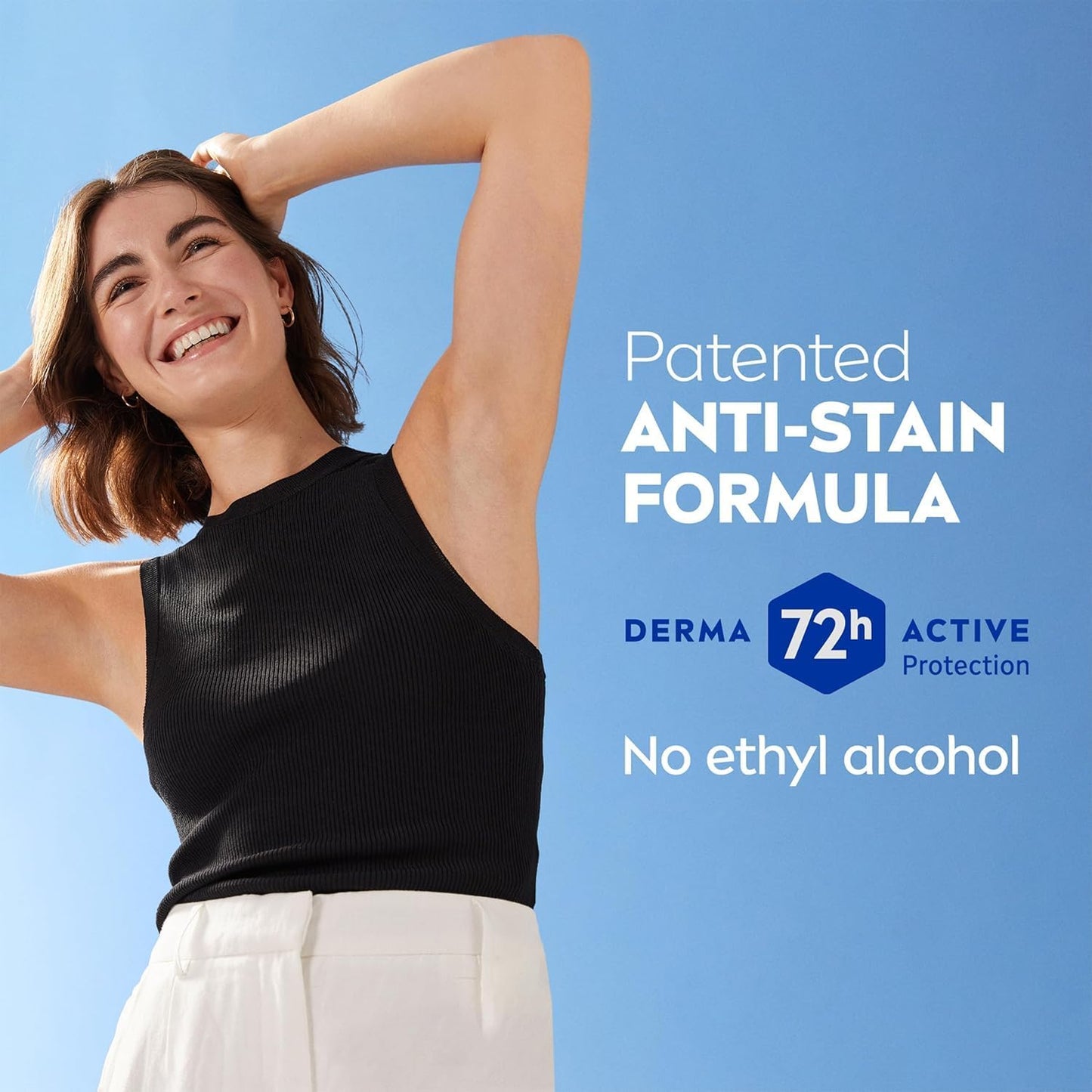 NIVEA Black & White Invisible Anti-Perspirant Spray Pack of 6 (6 x 250ml), 72hr Anti-Sweat Women's Deodorant Spray, No Stains on Black and White ClothesVisit the NIVEA Store