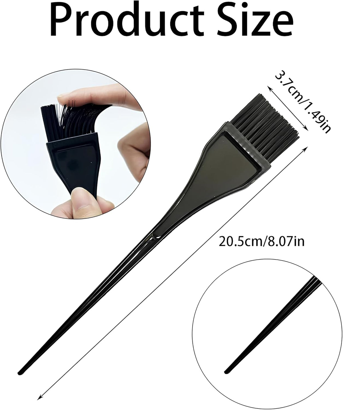 4Pcs Hair Dye Brush – Coloring Comb Applicator Tool(20cm/7.9")