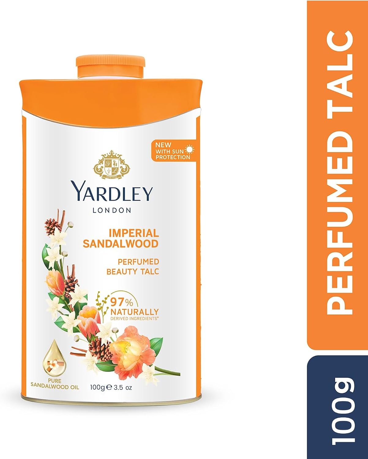 Yardley London Perfumed Talc Sandalwood 100g