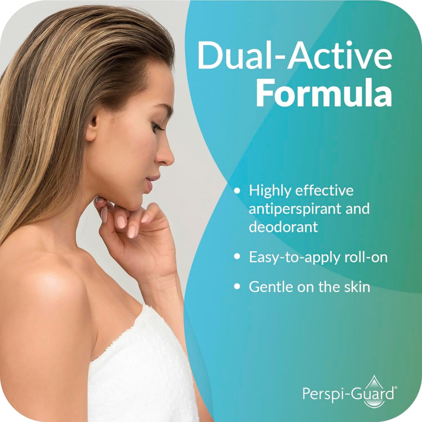 Perspi-Guard Maximum Strength Antiperspirant Roll On Deodorant for Men, Women, Treats Excessive Sweating, Hyperhidrosis Lasts 3-5 Days, Unscented 30ml