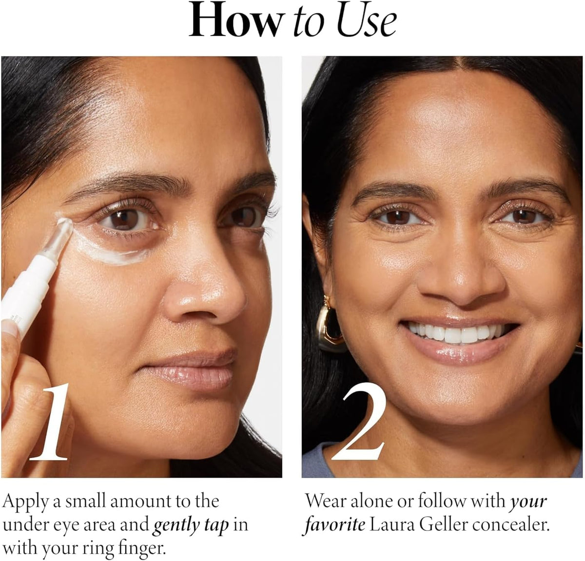 LAURA GELLER NEW YORK Waterproof Eye Spackle Under Eye Primer (Universal) - Long-Lasting Primer For Brightening Skin and Reducing the Appearance of Fine Lines