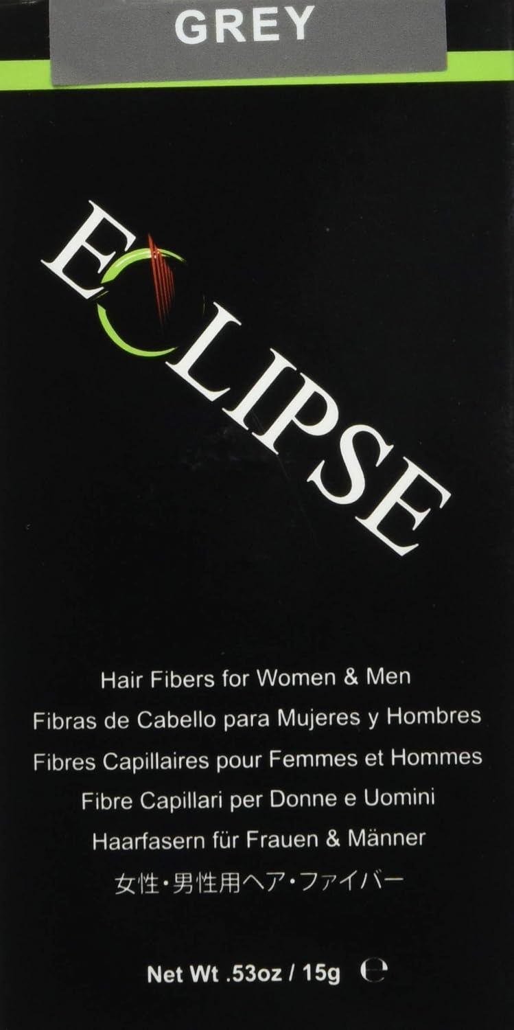 Eclipse Instant Hair Filler GREY 14 grams Shaker Top by Eclipse