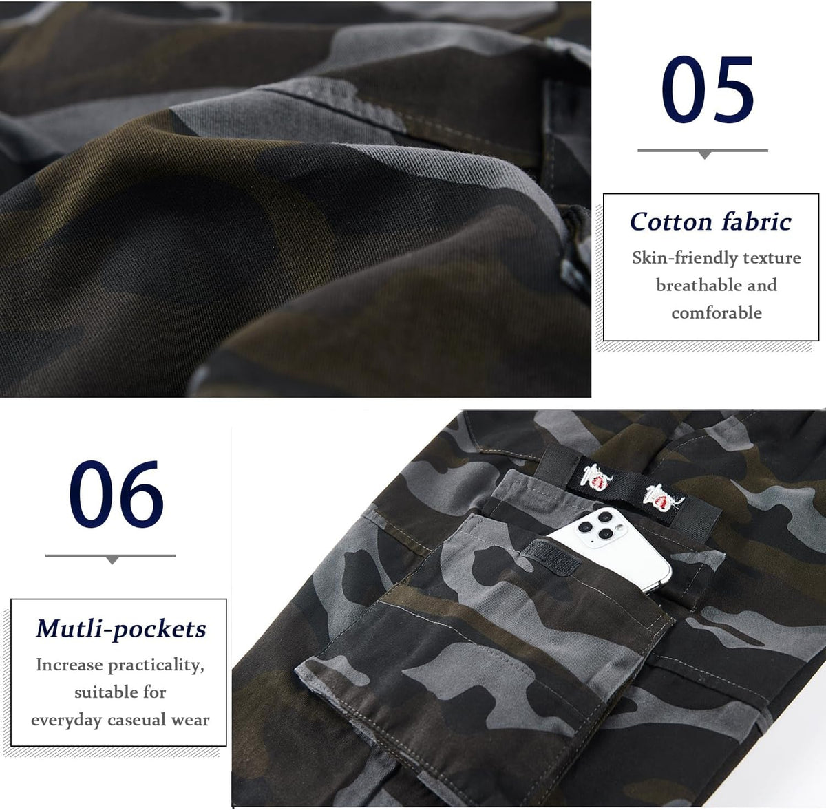 Everyday Ready: APTRO Men’s Cargo Shorts for Summer Work & Play