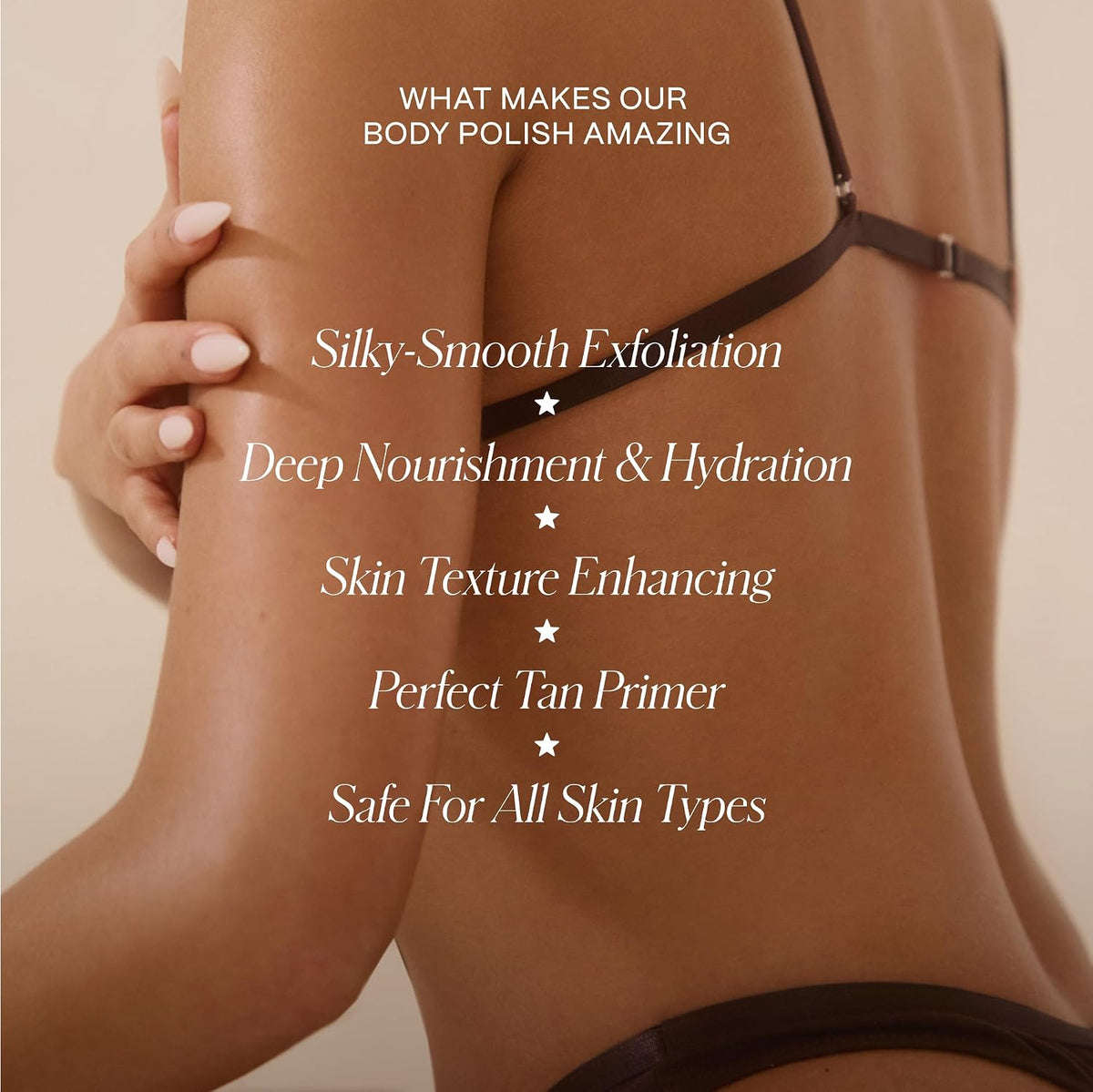 Filter by Molly-Mae Body Polish Scrub 300ml | Moisturising Scrub with Apricot Kernel Oil & Shea Butter | Fake Tan Remover & Pre Tan Applicator | Anti-Inflammatory