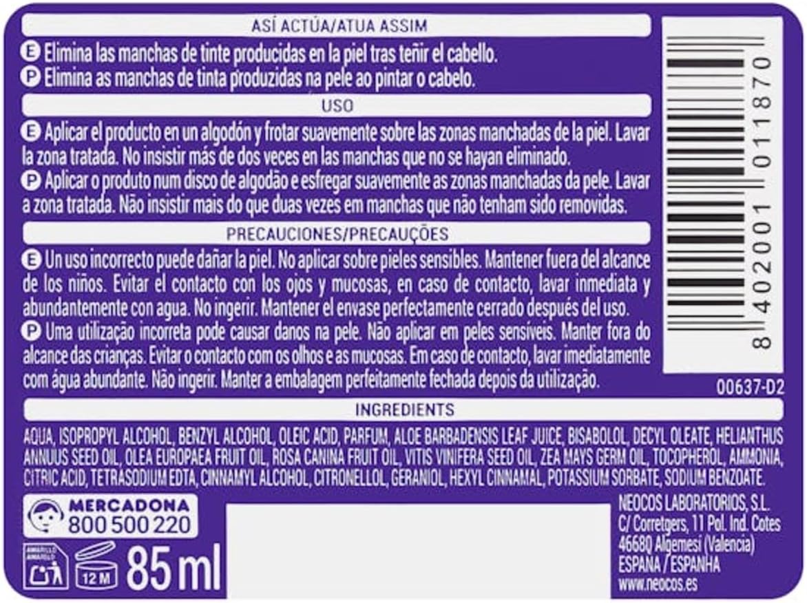 Hair Dye Remover with Rosehip Oil, Pack of 2