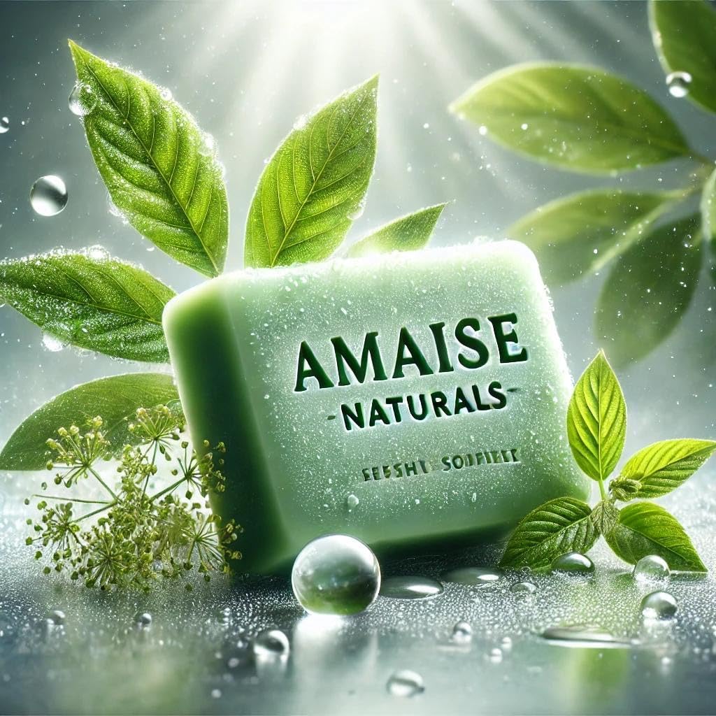 AMAISE Naturals 110g Tea Tree Oil Soap Antifungal Antiseptic Soap - Natural 100% Vegan, Kills Germs - Helps with Athlete's Foot Tinea Versicolor Ringworm Jock Itch