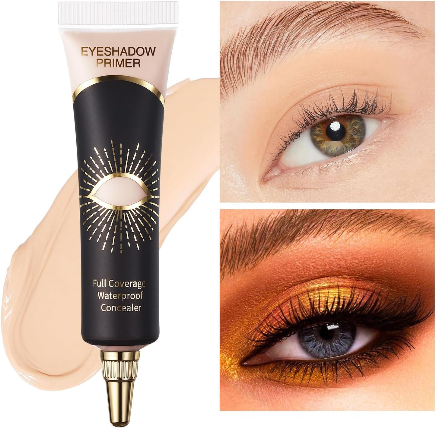 Eyeshadow Primer,Eye Base for Long Lasting Eye Makeup,Eye Primer,Eyeshadow Primer Cream Eye Primer,Long Lasting Waterproof Pigment for Eyelid Shadow Lock,24 Hours Smudge-proof Primer Cream 1PC