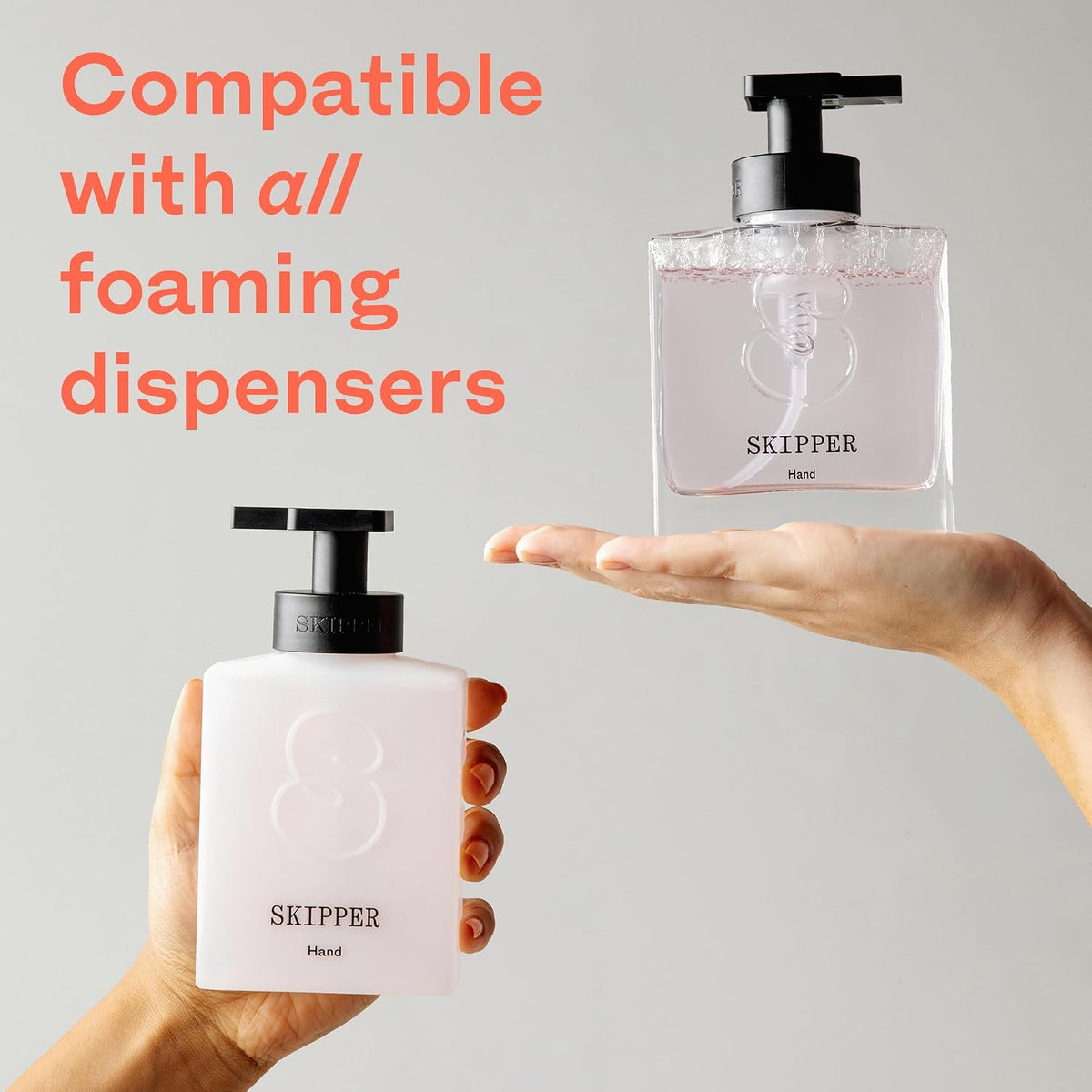 Tirtyl Skipper Foaming Hand Soap Tablet Refills - 6 Pack - 1.5L total (6x 250ml) - Rebranded - Compostable Packaging - Variety Fragrance Pack