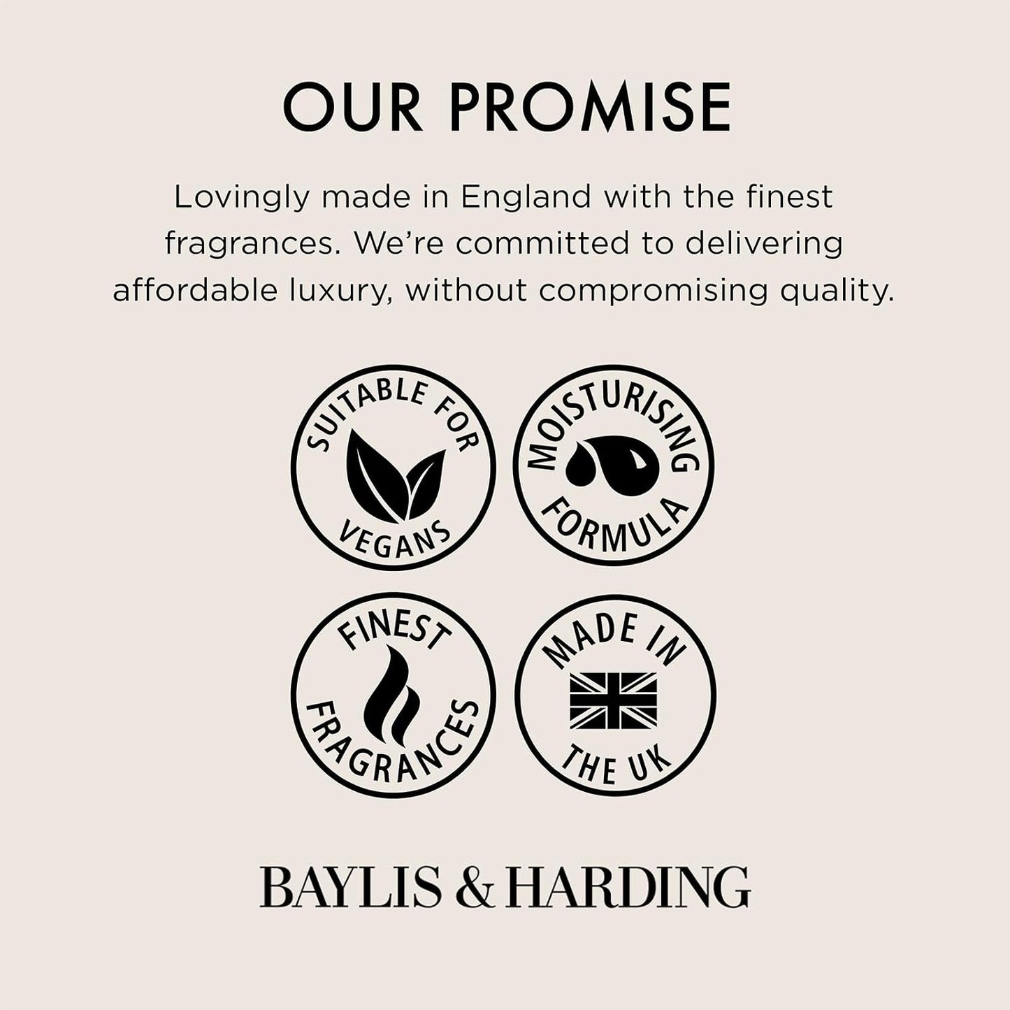 Baylis & Harding Royale Garden Peach Peony & Jasmine Hand Wash 500ml,pack of 6