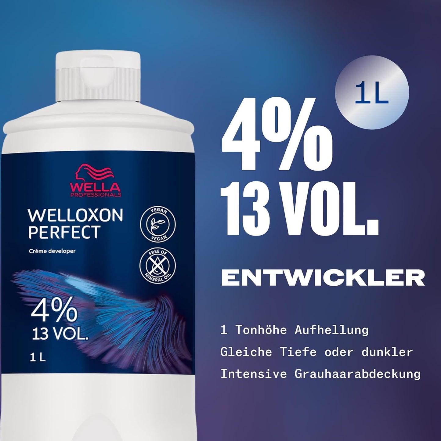 Wella Welloxon Perfect 4% 13 Vol Creme Developer 1000ml