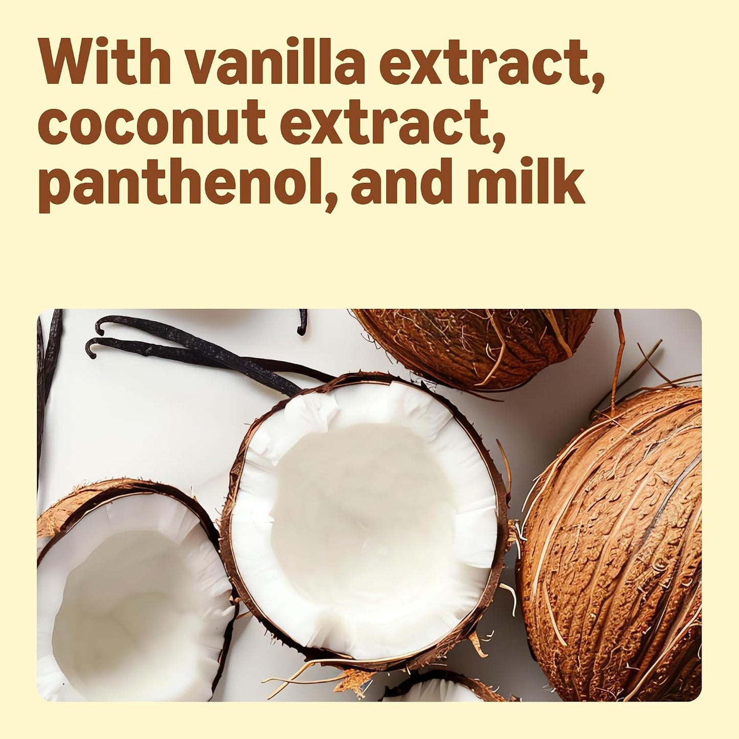 by Amazon Vanilla & Coconut Shower Gel, 2 x 500ml