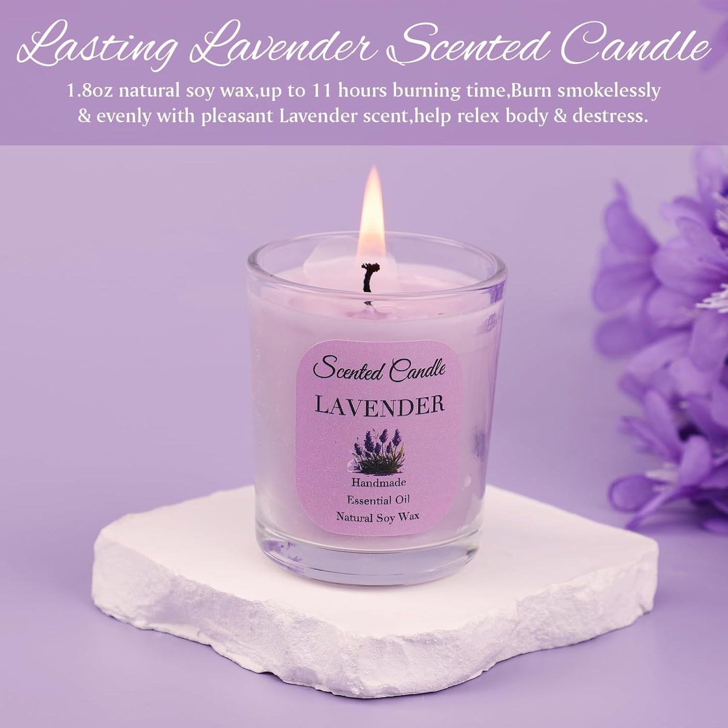 Thank You Teacher Gifts for Women Lavender Hamper Pamper Set | Birthday Gifts, Relaxation Spa Bath Set for Her, Wellbeing Get Well Soon Gift, Self Care Package for Mum, Wife, Sister
