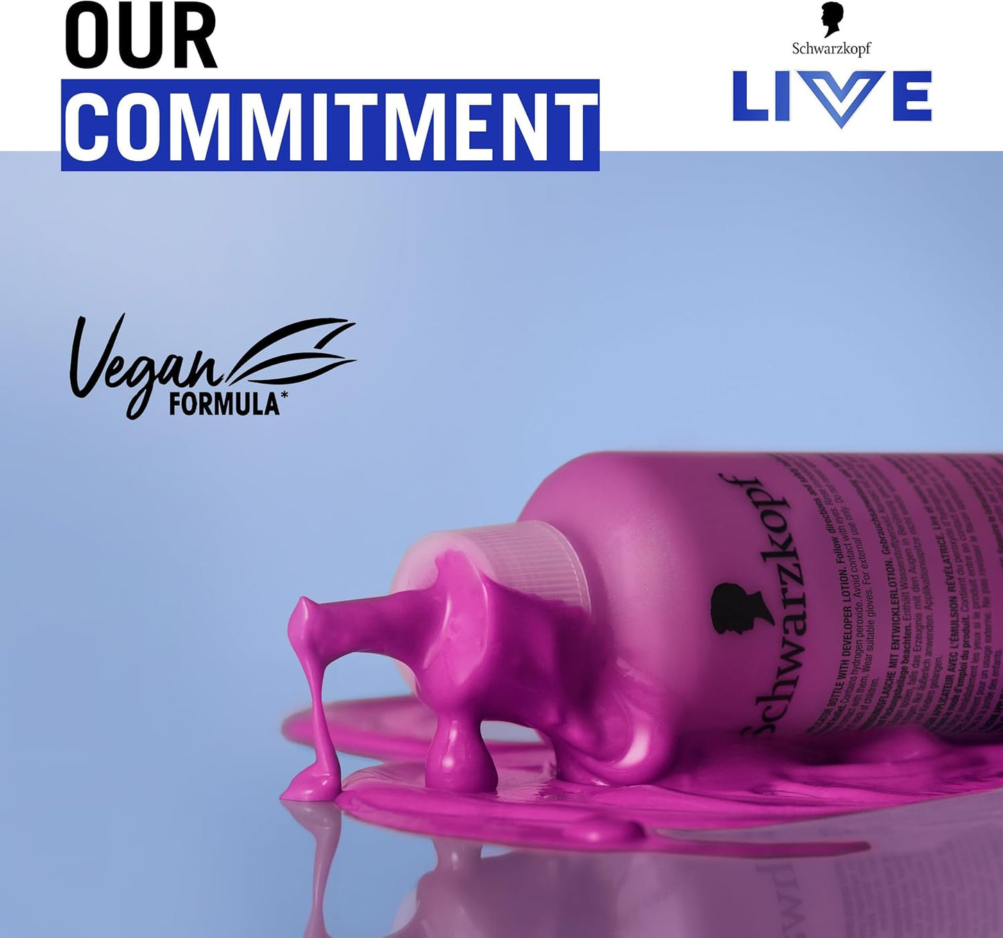 Schwarzkopf LIVE Intense Colour 087 Mystic Violet, Long-lasting Permanent Violet Hair Dye, With Extra Colour Refresh Gloss