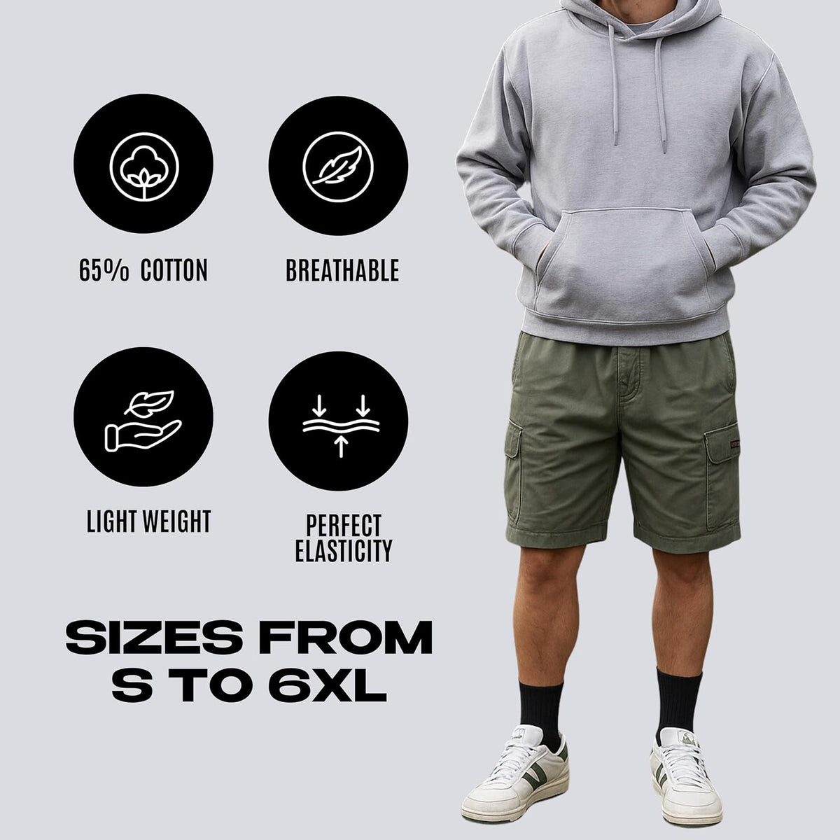 Everyday cargo shorts that actually feel right