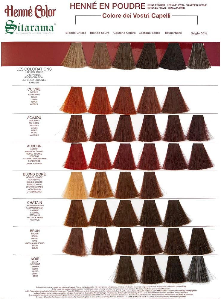 Henné Color Henna Powder Chestnut Brown, 100 g