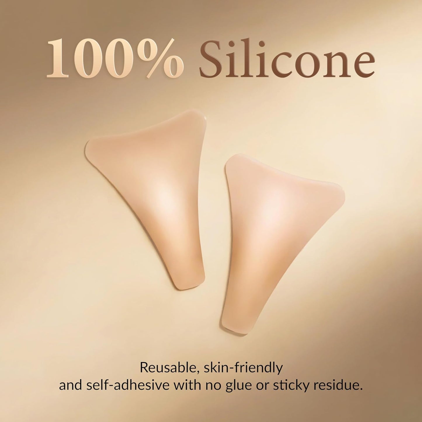 Silicone Camel Concealer Toe Reusable - Anti Camel Concealer Pad for Swimsuits, Leggings, Underwear Gym, 2-Pack, Y-Shape