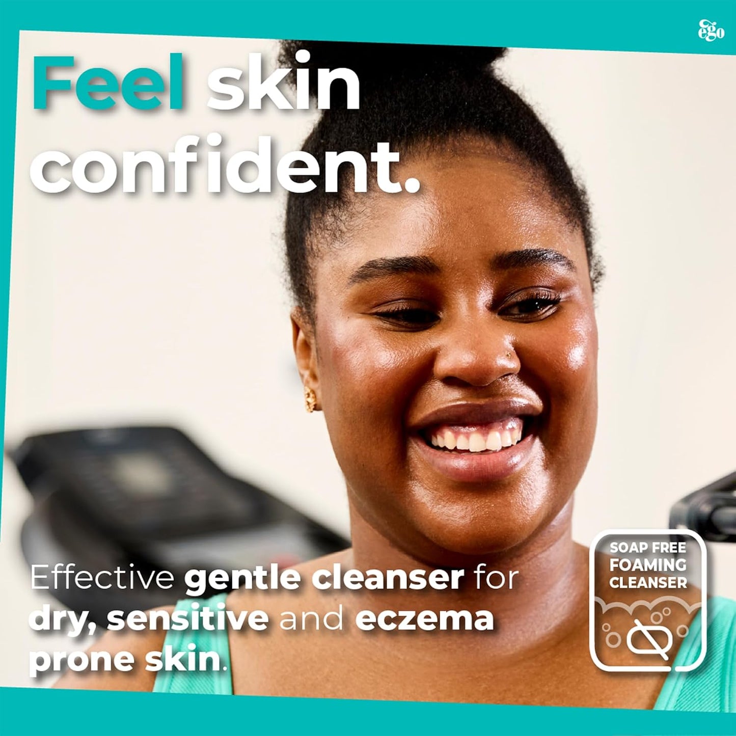 QV Gentle Wash (500g) for Dry, Sensitive Skin, pH Balanced, Unscented, Soap Free, Moisturising Soap alternative that lathers for Dry Skin Eczema, Psoriasis, Dermatitis for whole body