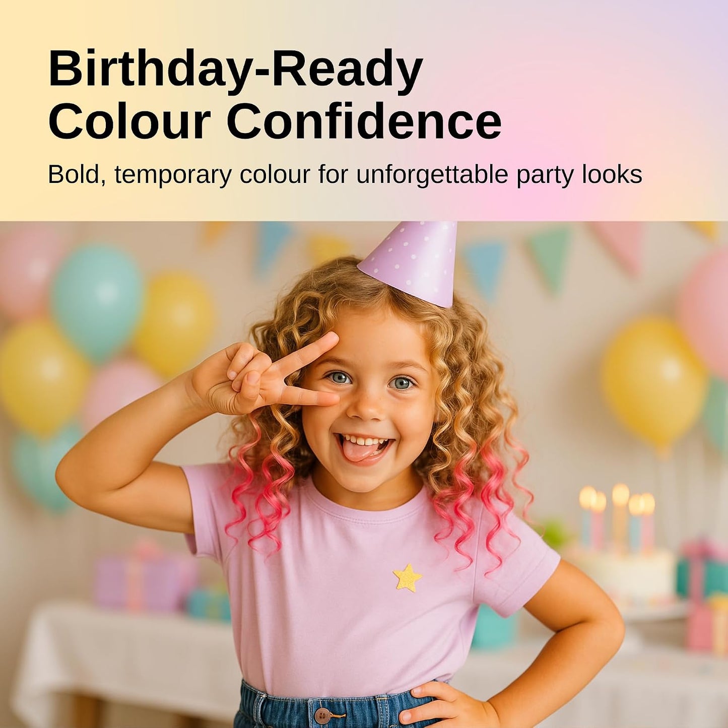 Straame Washable Hair Chalk Set (10 Colours) — Twist-Up Chalk Pens, Easy Apply, Shampoo Rinse-Off Temporary Hair Dye For Kids, Teens & Adults | Fun Streaks for Parties, Birthdays & School Dress-Up