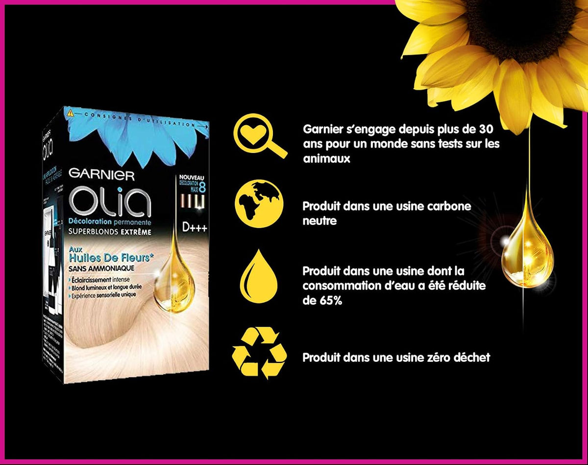 Garnier Olia Permanent Hair Colour Oil painting without Ammonia Blonde