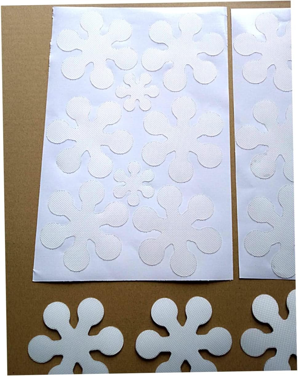 8pcs Slip Mat Crystal Shape Bathroom Stickers for Shower Floor Non-slip Decals for Wet Areas