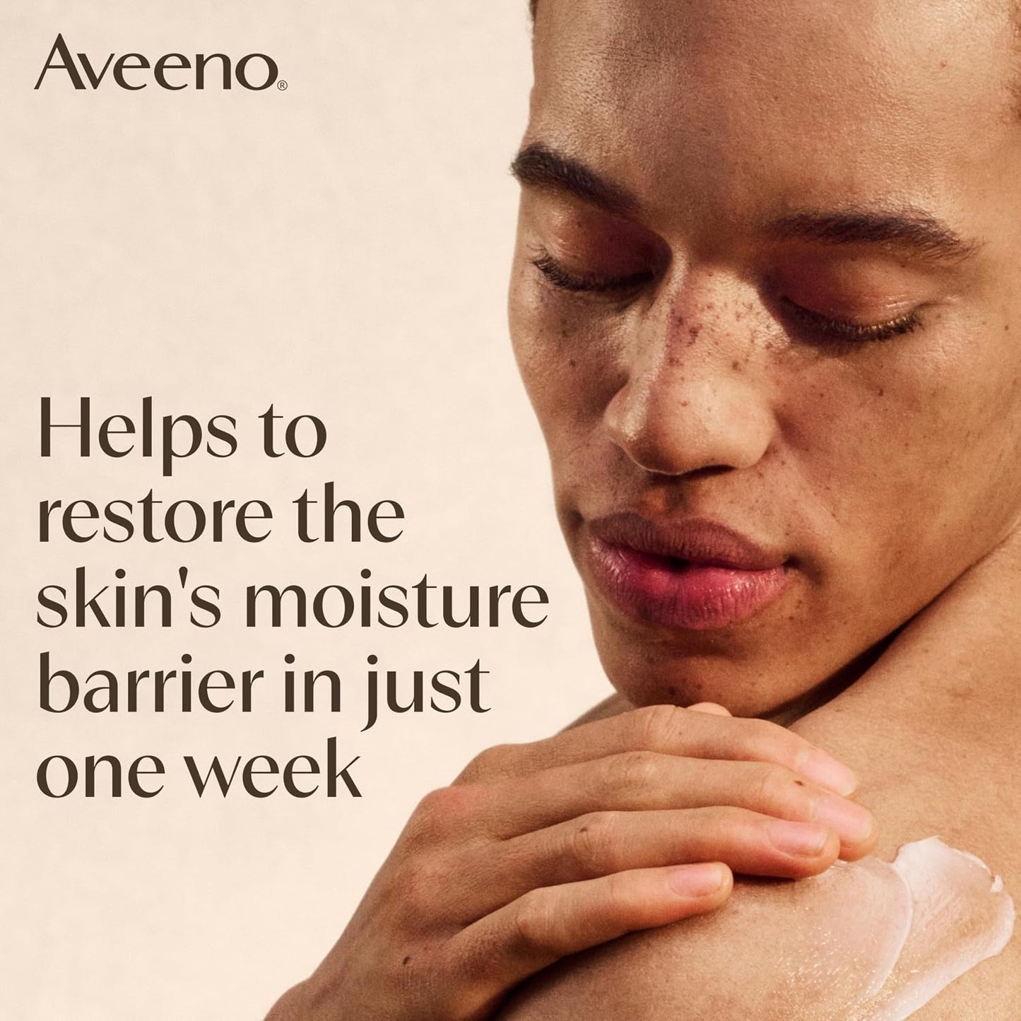 Aveeno Dermexa Night-Time Relief Balm 75 ml for Very Dry Itchy Skin with Prebiotic Triple Oat Complex and Ceramides to Soothe and Strengthen Skin Barrier Overnight