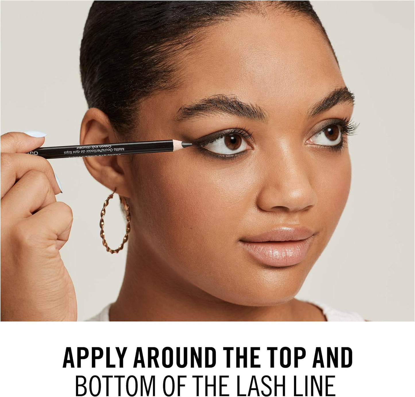 Rimmel Soft Kohl Kajal Professional Eyeliner Pencil, Intense Long-Lasting Colour, Up to 12 Hours Wear, Smudge Proof, 1.2 grams, Pure White