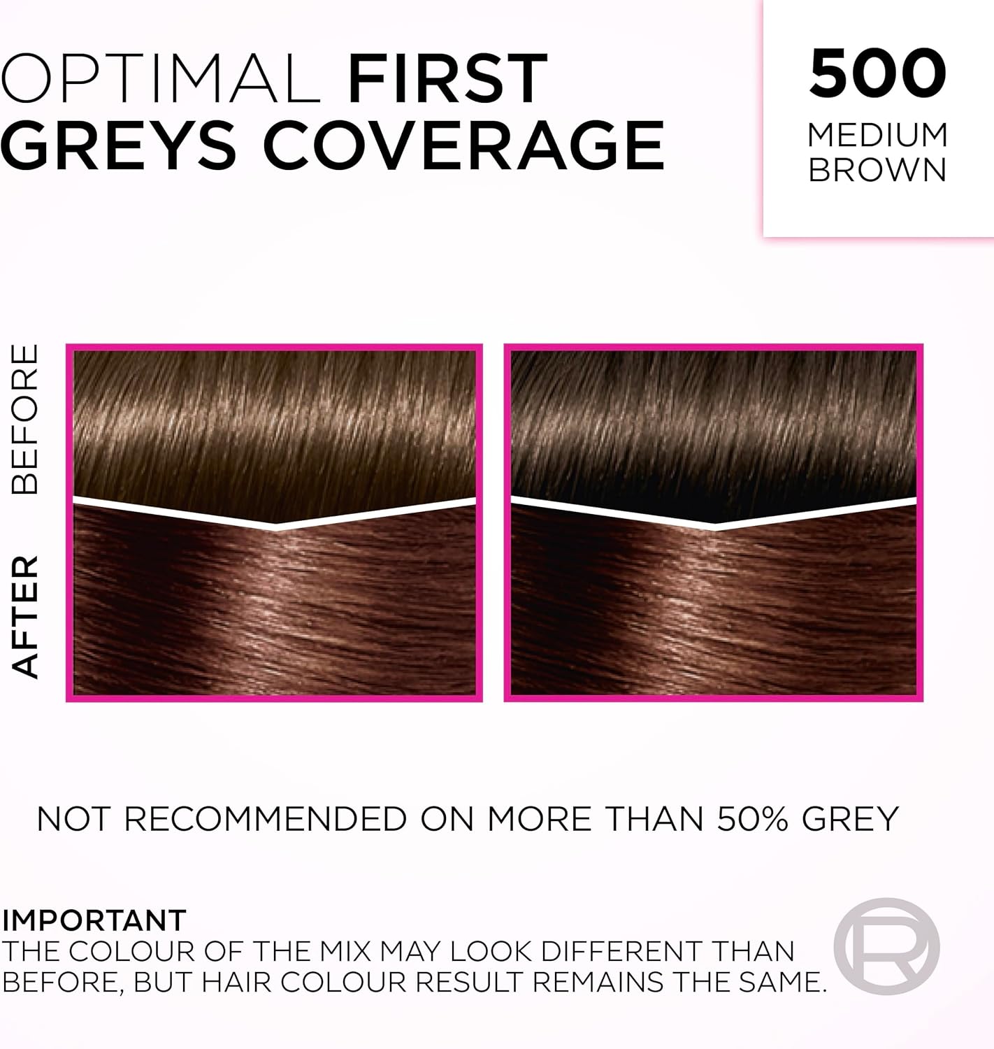 L'Oréal Paris Casting Crème Gloss Hair Dye Semi-Permanent, Ammonia-Free Formula & Honey-Infused Conditioner, Glossy Finish, Colour for Up to 28 Shampoos, Colour: 500 Medium Brown